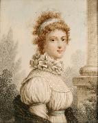Richard Cosway Portrait of the Marchioness of Queenston painting